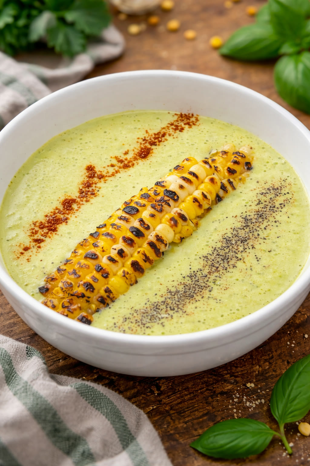 Corn and Poblano Soup