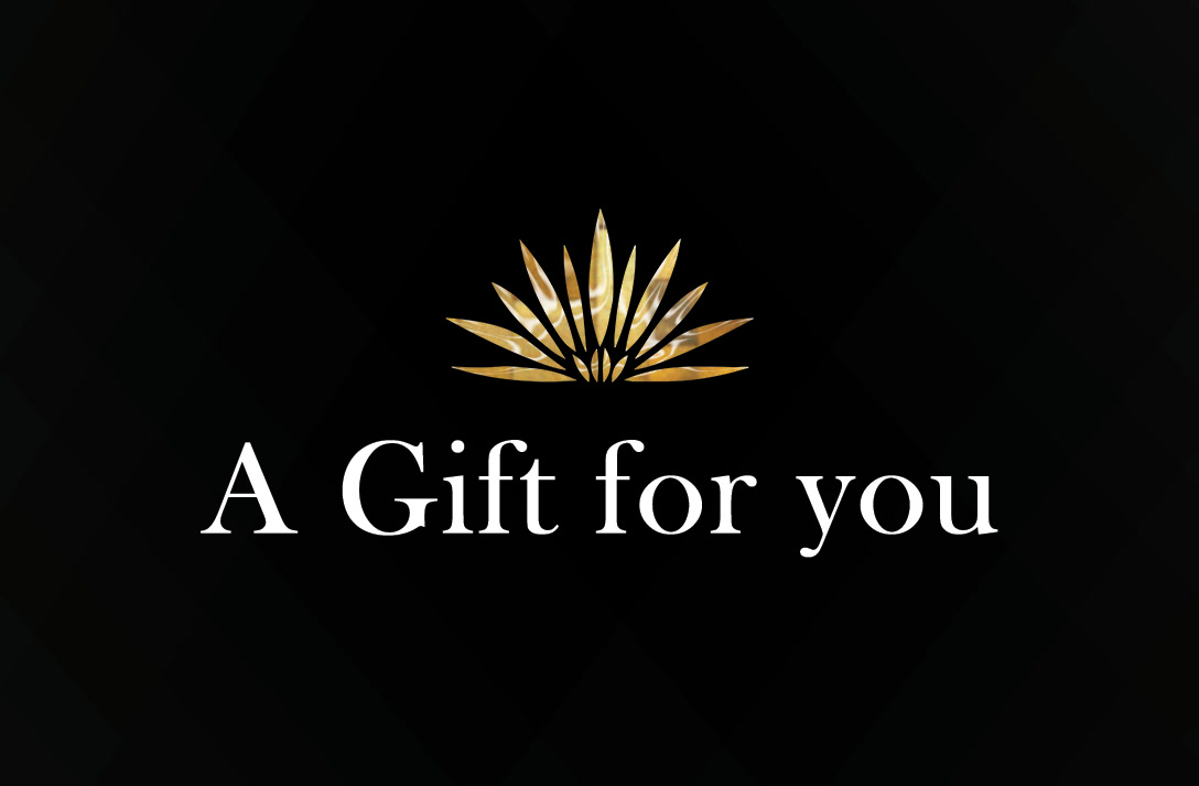 Casa Tequila Prime digital gift card design — gold agave emblem on black, "A Gift for You"